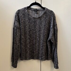 Forever 21 Salt & Pepper Gray Sweater
